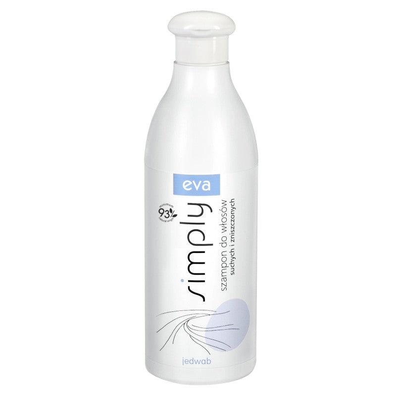 Szampon do włosów suchych i zniszczonych Eva Simply Jedwab 500 ml