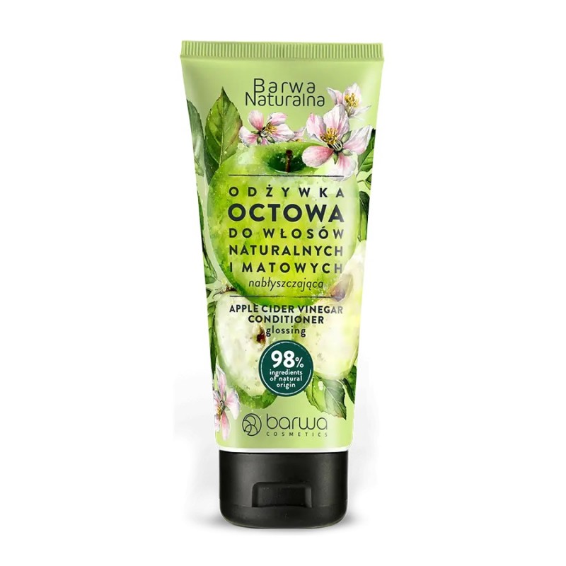 Odżywka octowa Barwa Naturalna do włosów naturalnych i matowych 200 ml