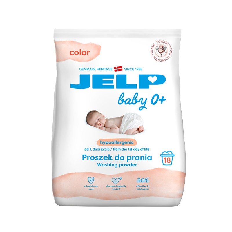 Proszek do prania kolorów JELP Baby 0+