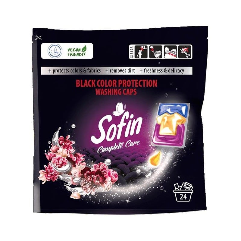 Sofin Kapsułki do prania czarnego Black Color Protection 24 szt.