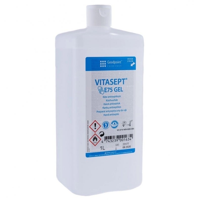 Vitasept E75 Gel Żel do chirurgicznej i higienicznej dezynfekcji rąk