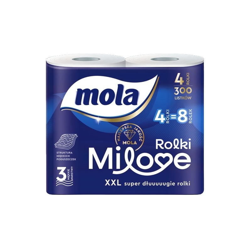 Papier toaletowy Mola Milove 4 szt.