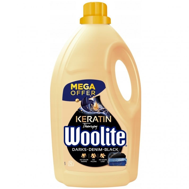 Płyn do prania ciemnych tkanin Woolite Keratin 4,5 l