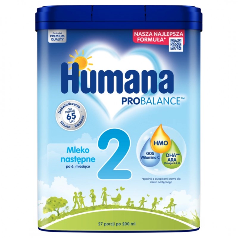 Mleko następne 2 Humana 750 g