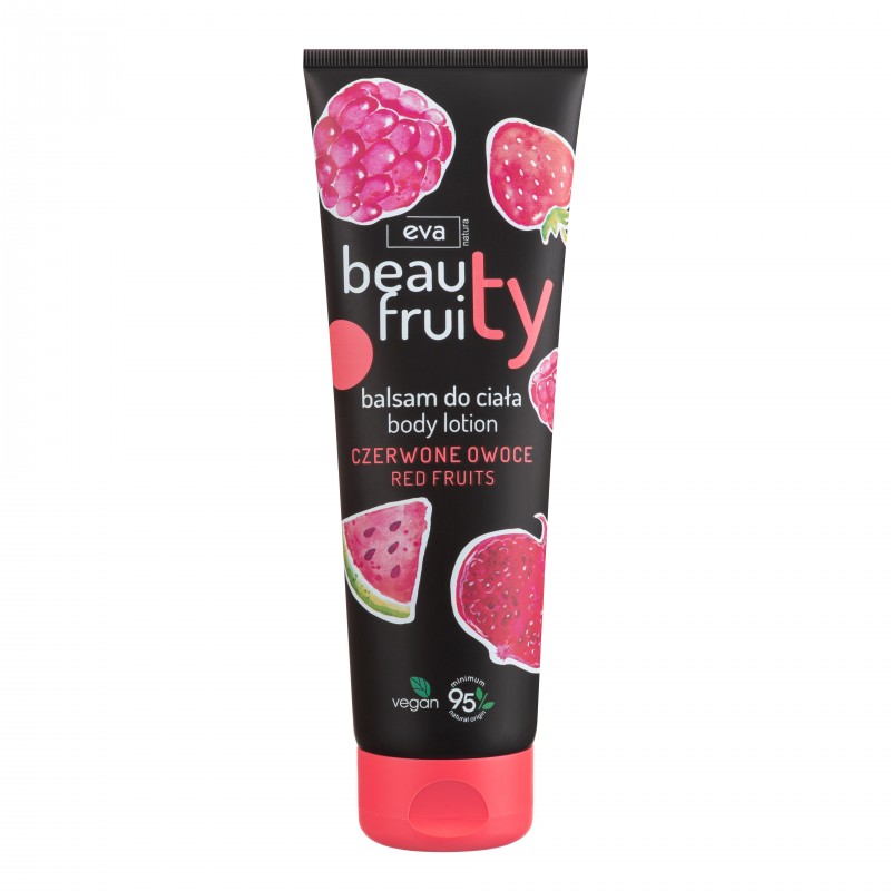 Balsam do ciała Eva Natura Beauty Fruity Czerwone owoce 250 ml