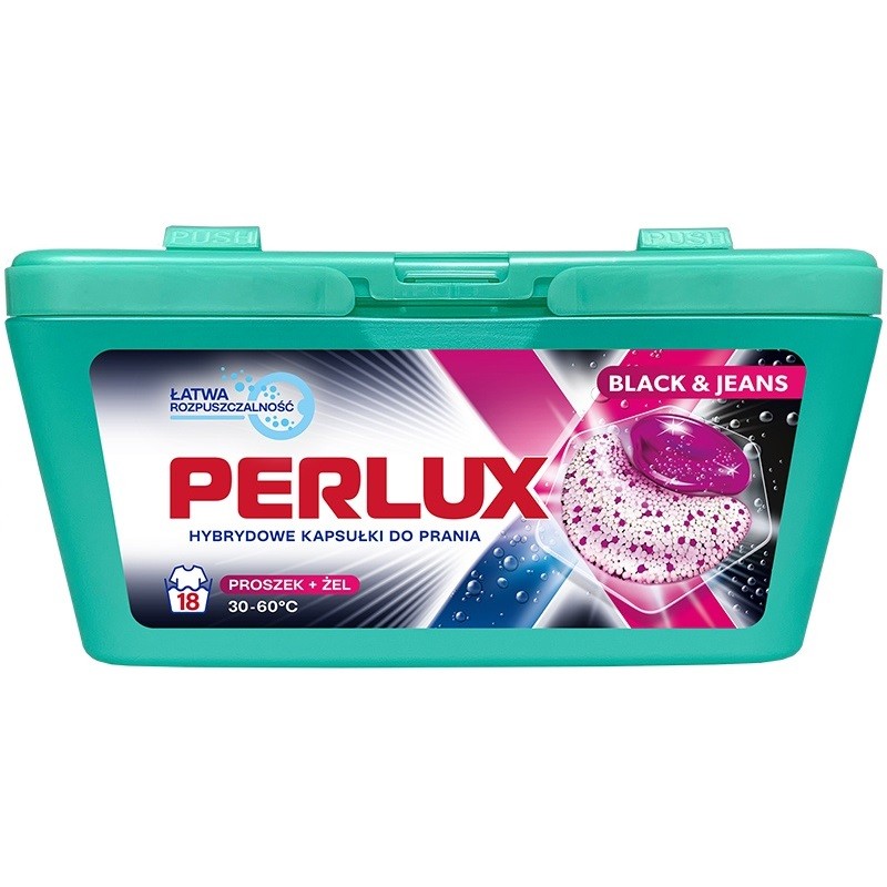 Kapsułki do prania PERLUX Black & Jeans 18 szt.