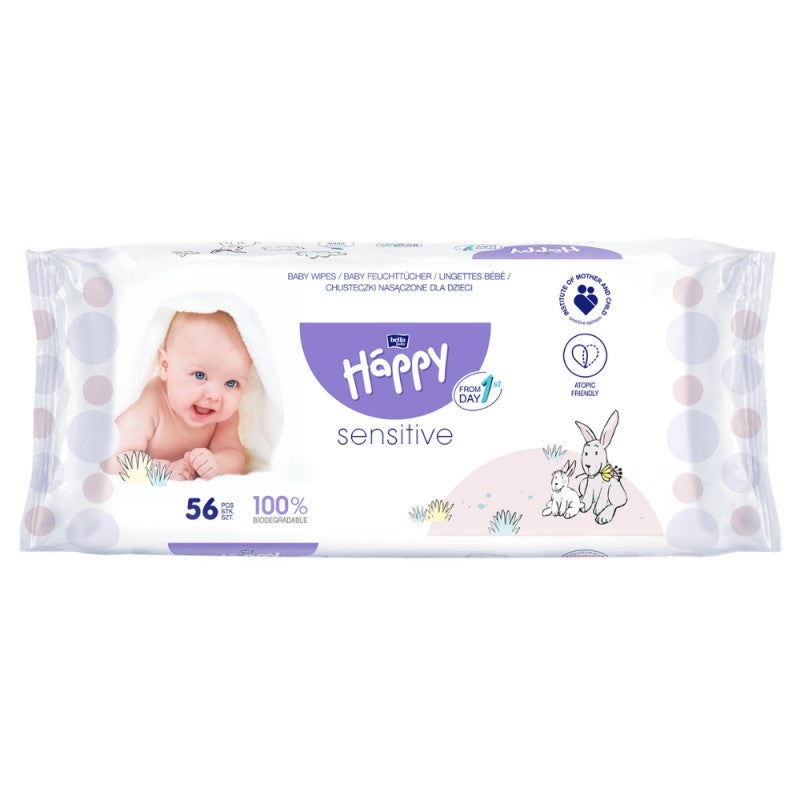 Chusteczki nawilżane Bella Baby Happy Sensitive