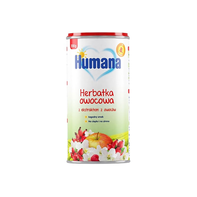 Herbatka owocowa Humana, po 8. miesiącu