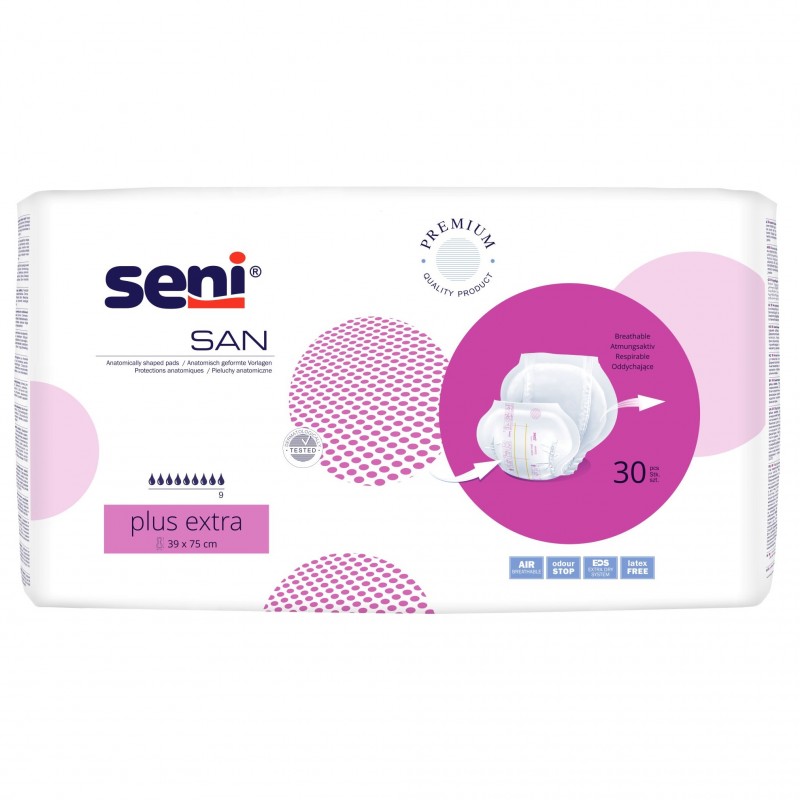Pieluchy anatomiczne Seni San Plus Extra
