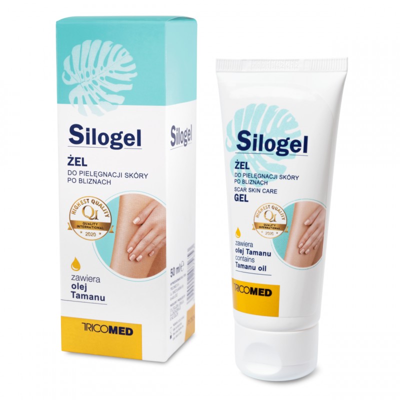 Żel do pielęgnacji skóry po bliznach Tricomed Silogel 50 ml