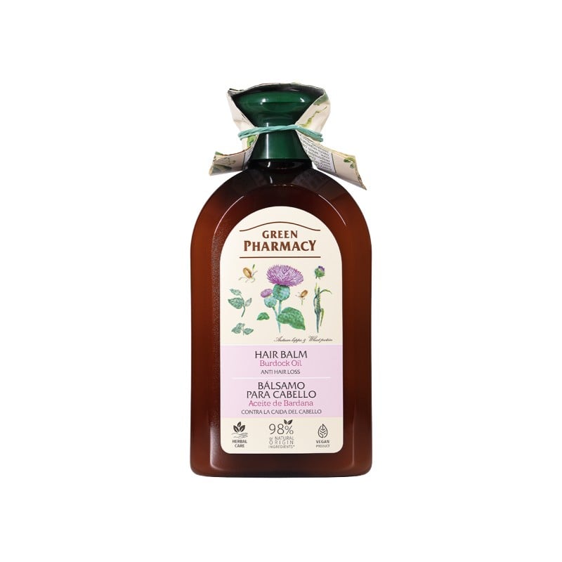 Balsam do włosów osłabionych Green Pharmacy Olejek łopianowy 300 ml