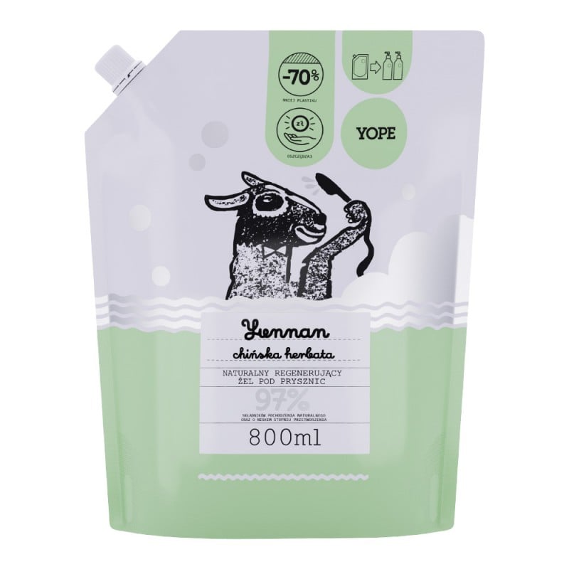 Żel pod prysznic YOPE Yunnan Chińska herbata