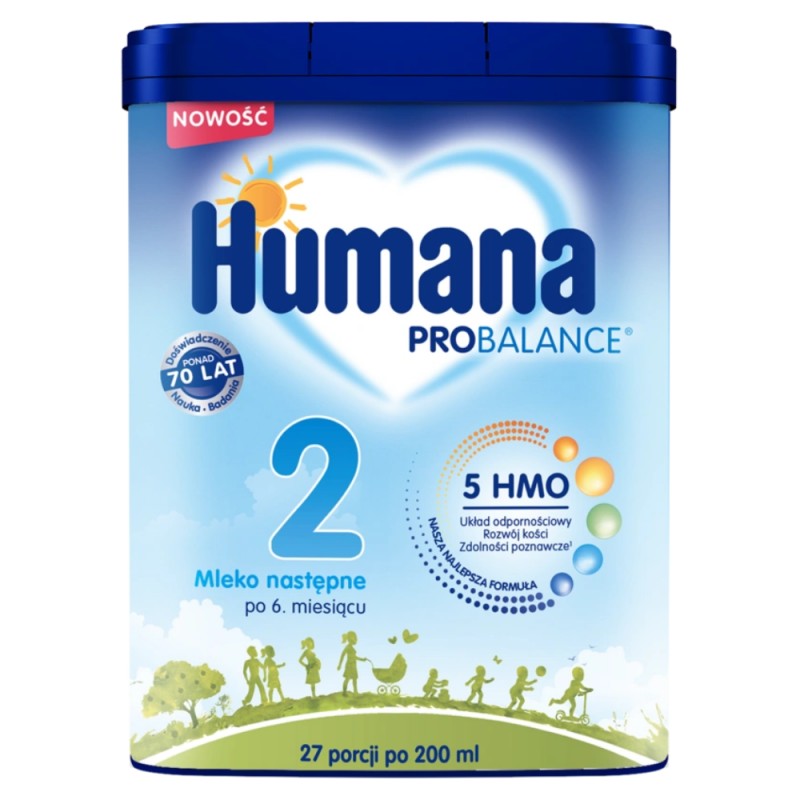 Humana 2 Mleko następne 5HMO 750 g