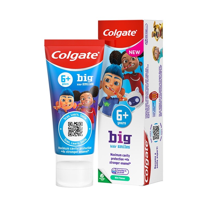 Pasta do zębów dla dzieci Colgate Big Kids’ Smiles 6-9 lat 50 ml