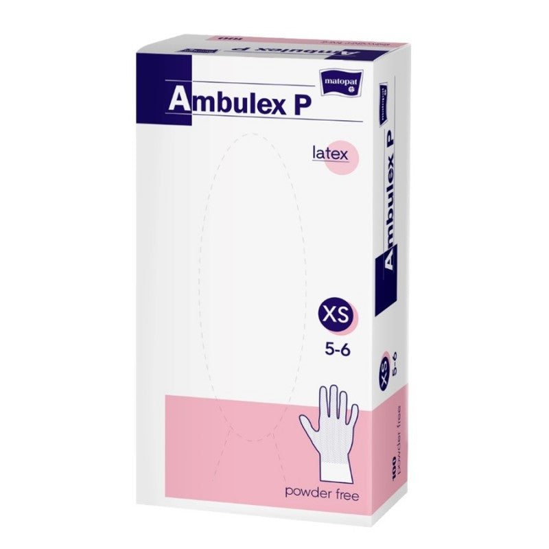 Rękawiczki jednorazowe lateksowe Ambulex i Ambulex P 100 szt.