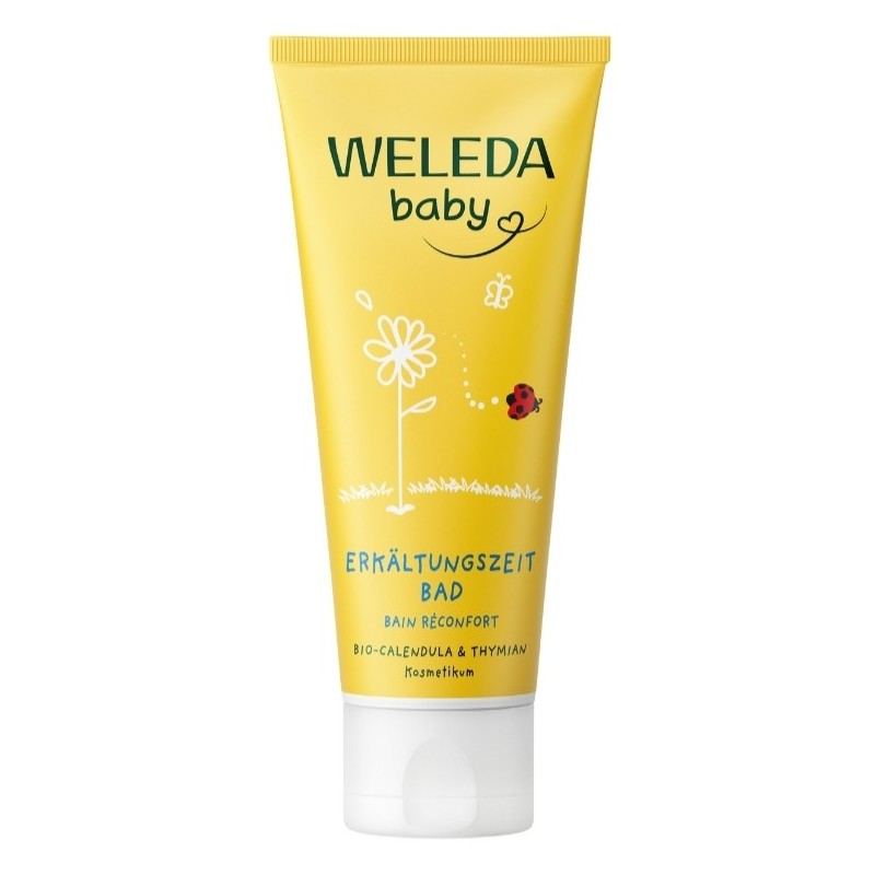 Rozgrzewający krem do kąpieli Weleda dla dzieci 75 ml