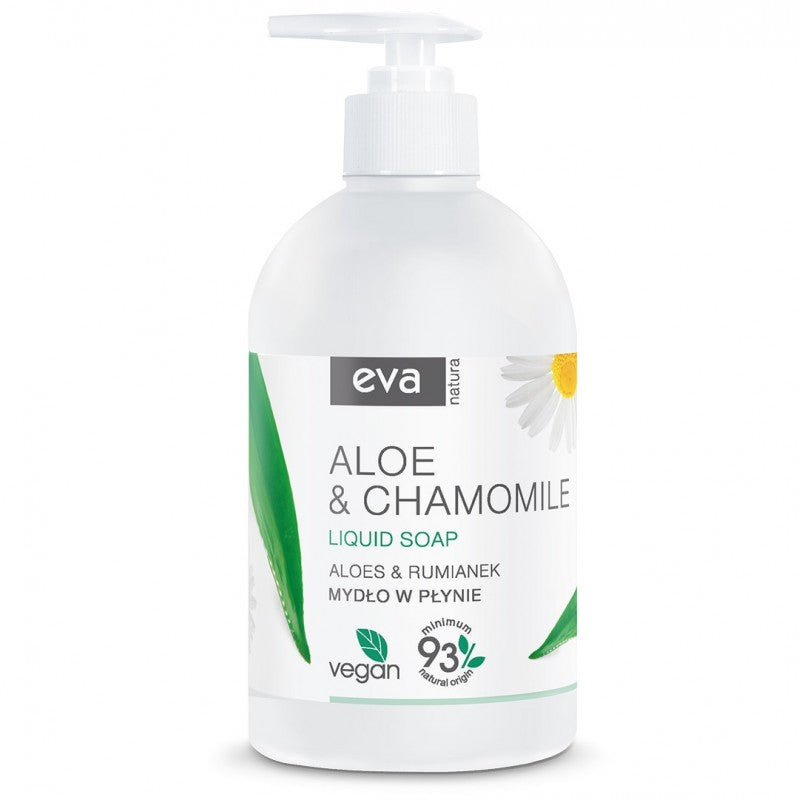 Kremowe mydło w płynie Eva Natura Aloes i Rumianek 500 ml
