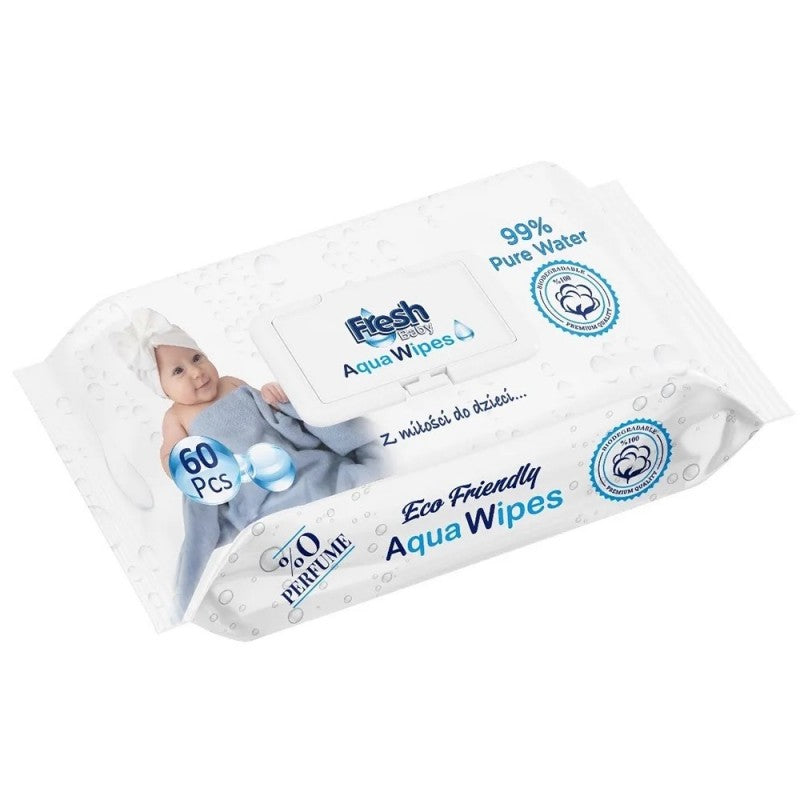 Chusteczki nawilżane Aqua Wipes Fresh Baby 60 szt.