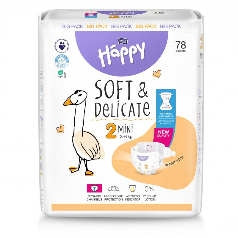 Pieluszki Bella Baby Happy 2 Mini 3-6 kg