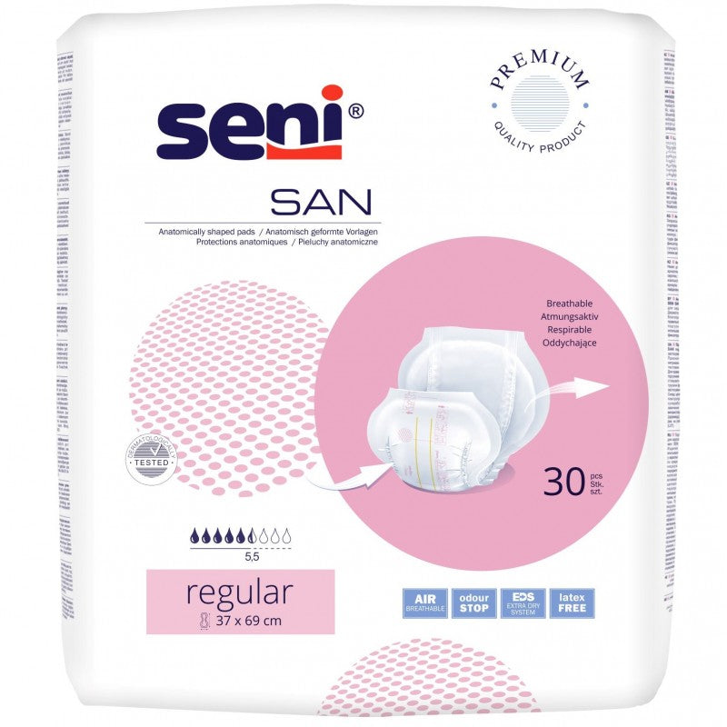 Pieluchy anatomiczne Seni San Regular