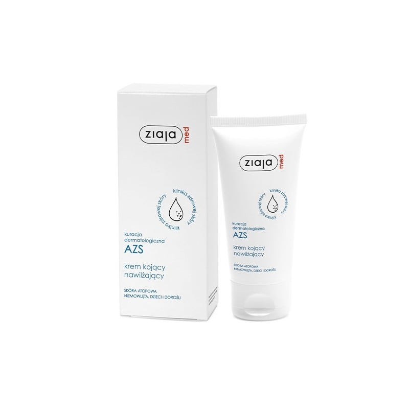 Krem kojąco-nawilżający Ziaja Med AZS 50 ml
