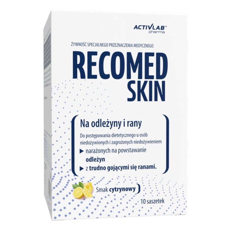 Proszek do picia RECOMED SKIN na odleżyny i rany 10 saszetek po 25 g