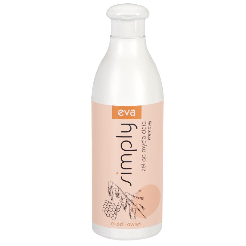 Żel do mycia ciała Eva Simply Miód i owies 500 ml