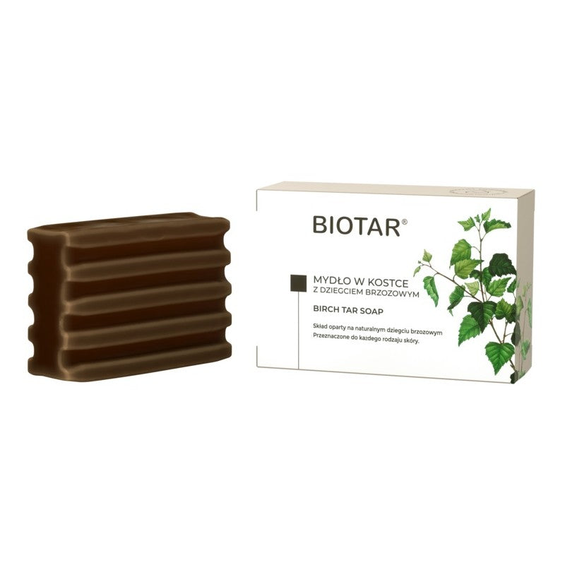 Mydło w kostce BIOTAR z dziegciem brzozowym 100 g
