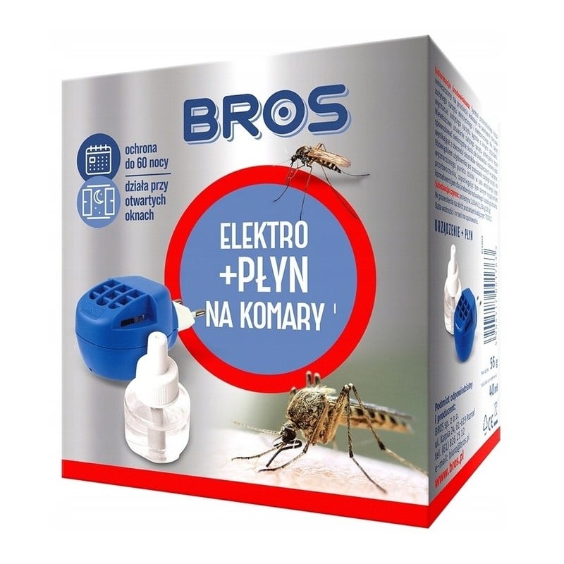 Urządzenie na komary BROS Elektro + płyn