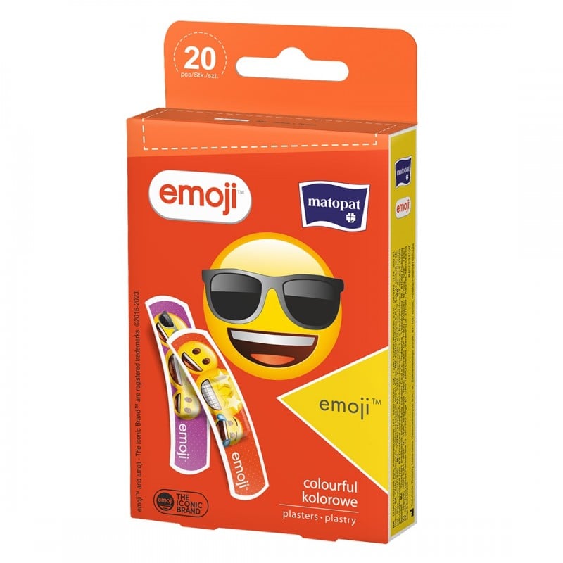 Plastry z opatrunkiem Matopat EMOJI 20 szt.