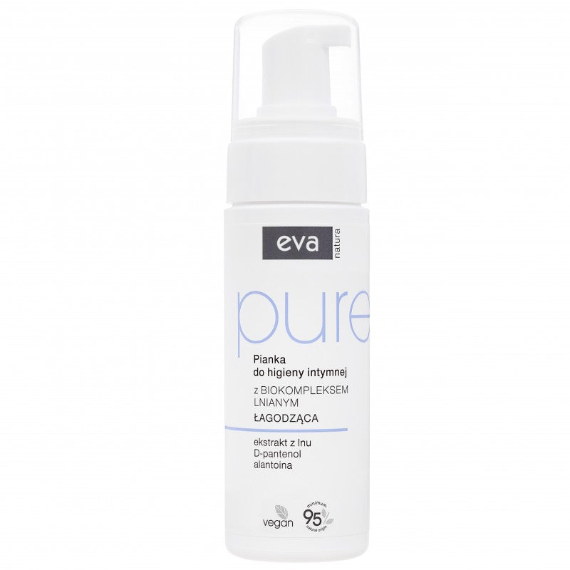 Pianka do higieny intymnej z biokompleksem lnianym Eva Natura Pure 150 ml