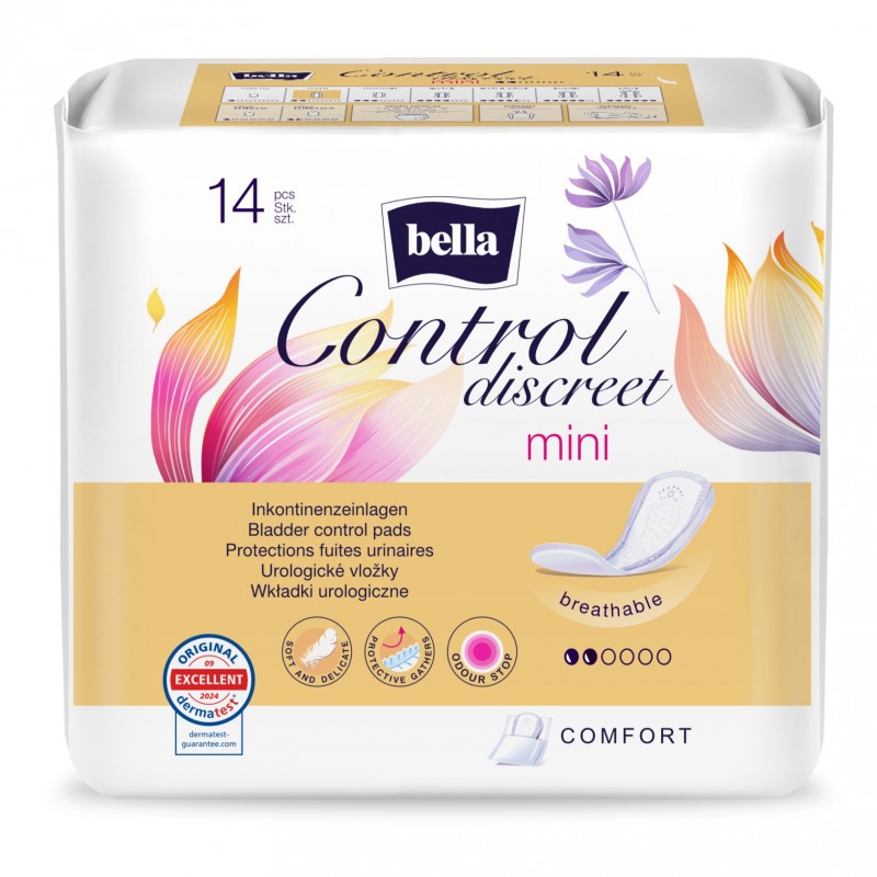 Wkładki urologiczne dla kobiet Bella Control Discreet Mini