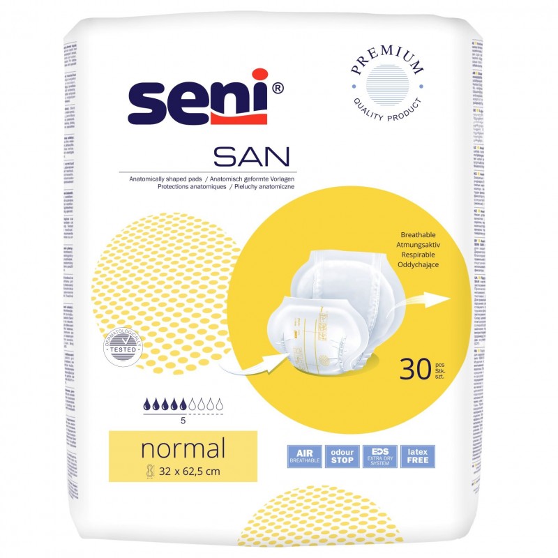 Pieluchy anatomiczne Seni San Normal