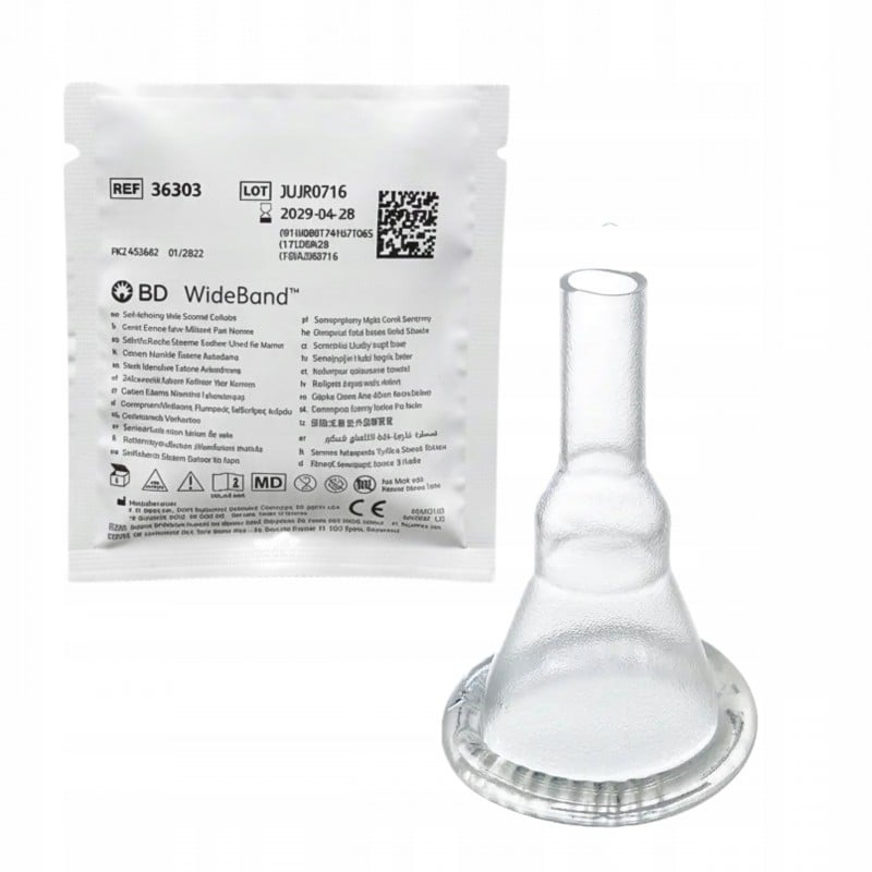Cewnik urologiczny zewnętrzny dla mężczyzn 100% silikonowy BD Wideband 1 szt.