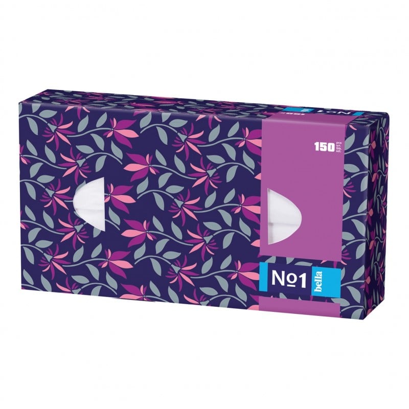 Chusteczki higieniczne w pudełku Bella No1 2-warstwowe