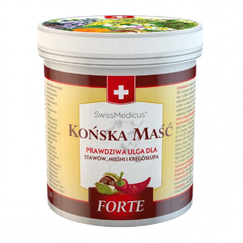 Maść końska rozgrzewająca Herbamedicus Forte 250 ml