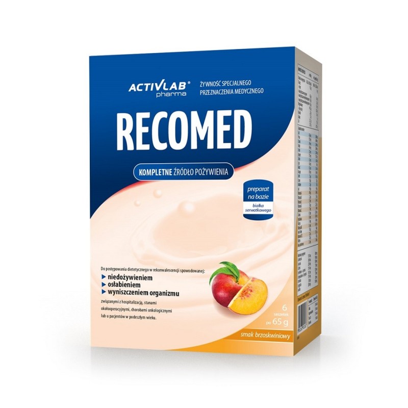 Koktajl odżywczy RECOMED Activlab Pharma 6 saszetek po 65 g