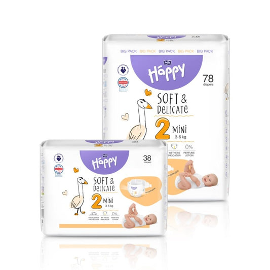 Pieluszki Bella Happy 2 Mini 3-6 kg