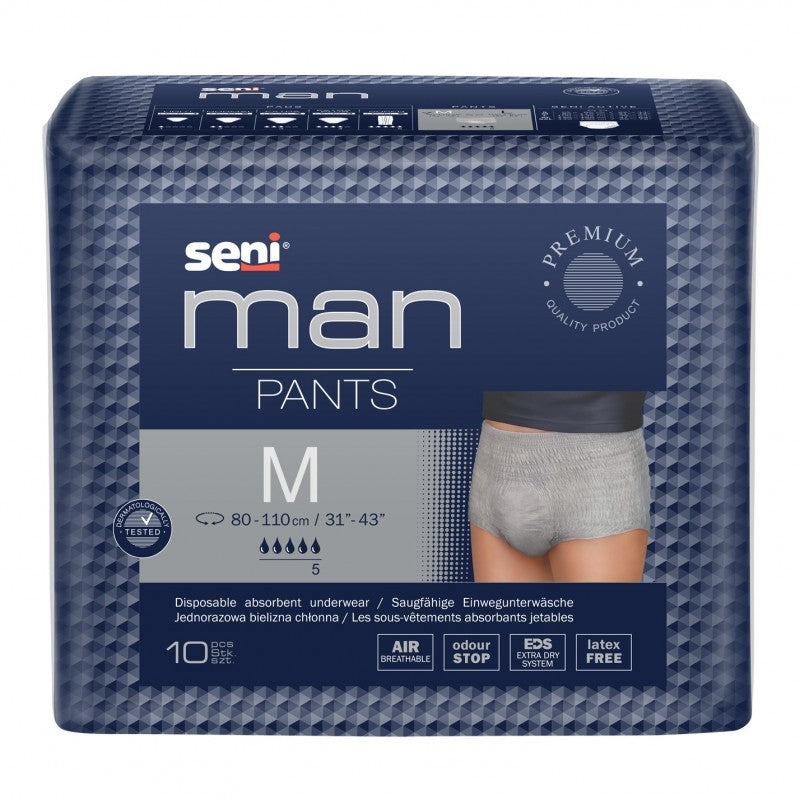 Bielizna chłonna dla mężczyzn Seni Man Pants