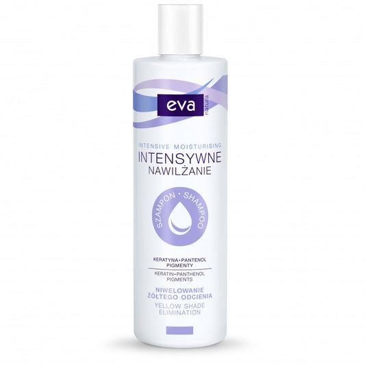 Szampon Eva Natura Intensywne Nawilżanie Niwelowanie żółtego odcienia 400 ml