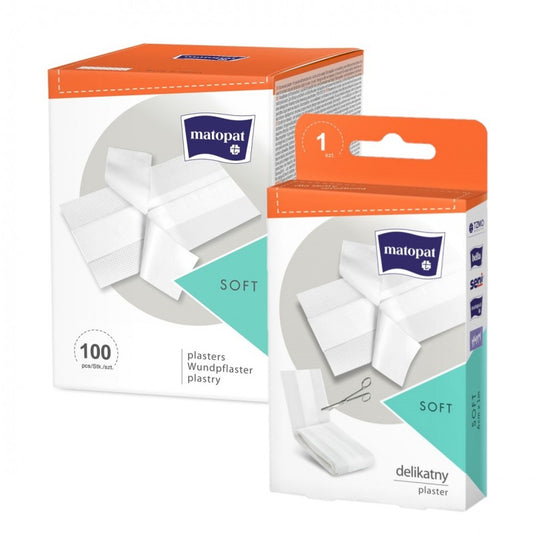 Plaster z opatrunkiem do cięcia Matopat SOFT