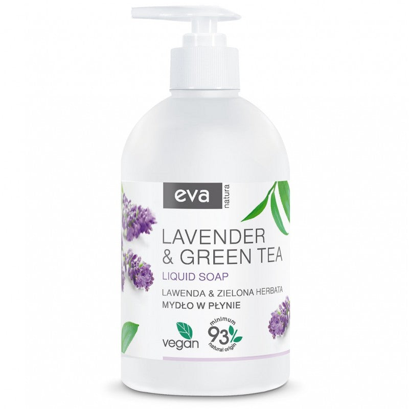 Kremowe mydło w płynie Eva Natura Lawenda i zielona herbata 500 ml