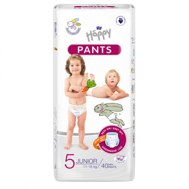 Pieluchomajtki dla dzieci Happy Pants Junior 11-18 kg
