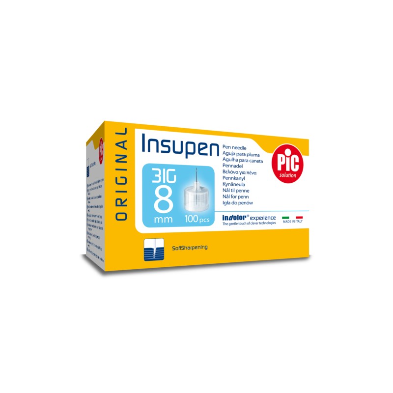 Igły do penów insulinowych Insupen PiC Solution 100 szt.