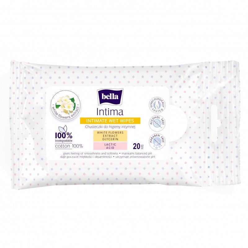 Bella Intima Chusteczki do higieny intymnej 20 szt.
