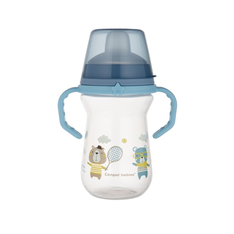 Kubek niekapek z ustnikiem Canpol Babies FirstCup BONJOUR PARIS 250 ml