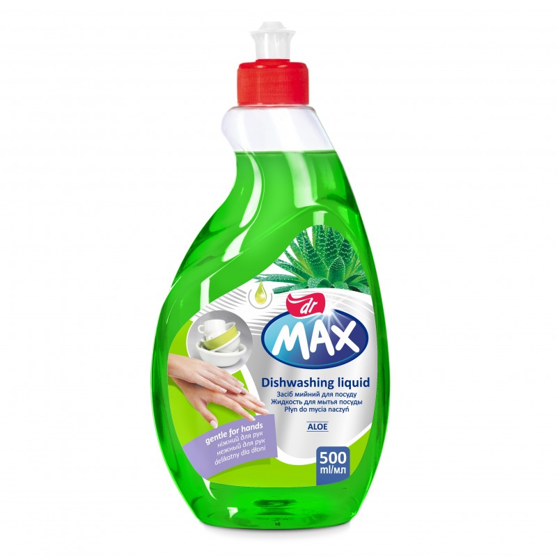 Płyn do naczyń aloesowy z witaminą E Dr Max 500 ml