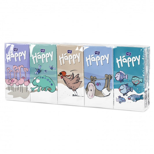 Chusteczki higieniczne 3-warstwowe Bella Baby Happy