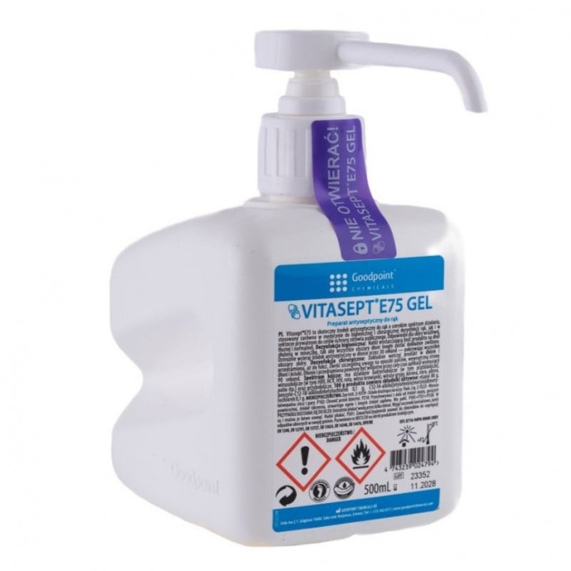 Vitasept E75 Gel Żel do chirurgicznej i higienicznej dezynfekcji rąk