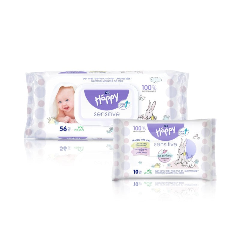 Chusteczki nawilżane Bella Baby Happy Sensitive
